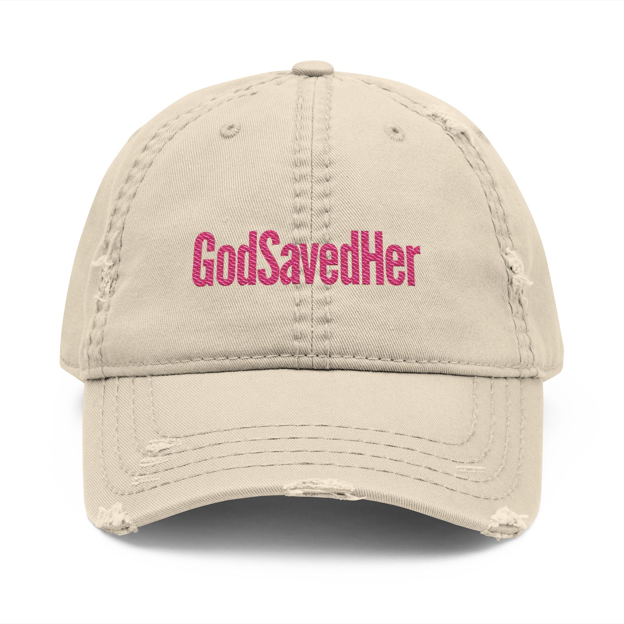 God Saved Her Christian Cap